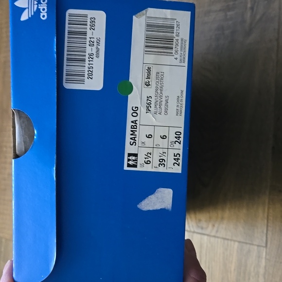 Adidas Samba OG Legacy Purple Olive Strata Womens 7.5 Mens 6.5 NEW IN BOX - Picture 9 of 10